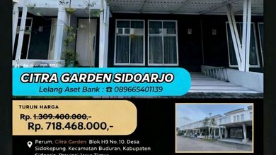 Rumah Siap Pakai di Kawasan Buduran, Sidoarjo, LT 90m²
