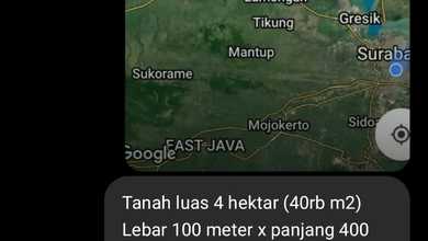 Dijual Tanah Premium di Tuban, Tuban, LT 40000m²