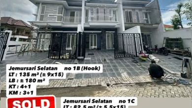 Rumah Siap Pakai di Kawasan Jemursari, Surabaya, LT 120m²